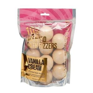 Vanilla Cream Scented Bath Fizzers